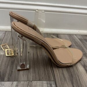 Cape Robbin Clear Block Heels 10